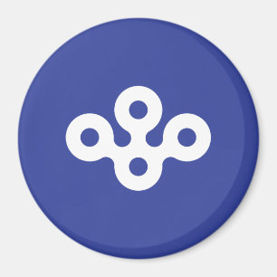 Vlag van de prefectuur Osaka, Japan Magneet