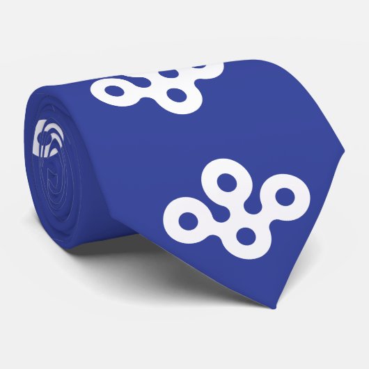 Vlag van de prefectuur Osaka, Japan Stropdas (Opgerold)