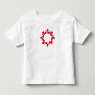 Vlag van de prefectuur Saitama, Japan Kinder Shirts