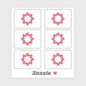 Vlag van de prefectuur Saitama, Japan Sticker (Vel)