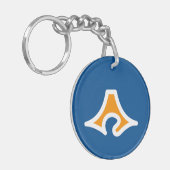 Vlag van de prefectuur Shizuoka, Japan Sleutelhanger (Voorkant Links)