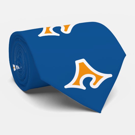 Vlag van de prefectuur Shizuoka, Japan Stropdas (Opgerold)