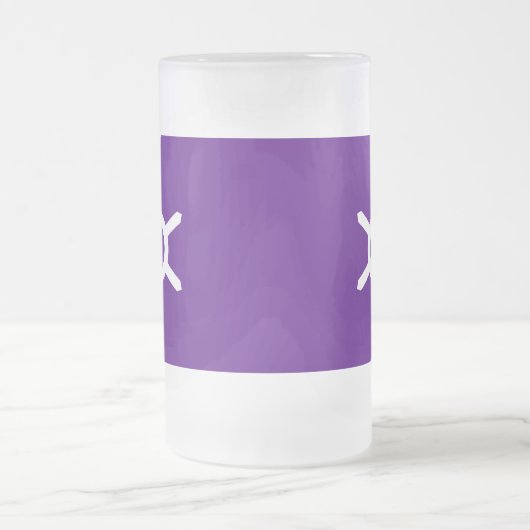 Vlag van de prefectuur Tokio, Japan Frosted Glass  Matglas Bierpul (Center)