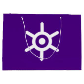 Vlag van de prefectuur Tokio, Japan Large Gift Bag Groot Cadeauzakje (Achterkant)