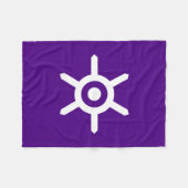 Vlag van de prefectuur Tokyo, Japan Fleece Blanket (Voorkant (Horizontaal))