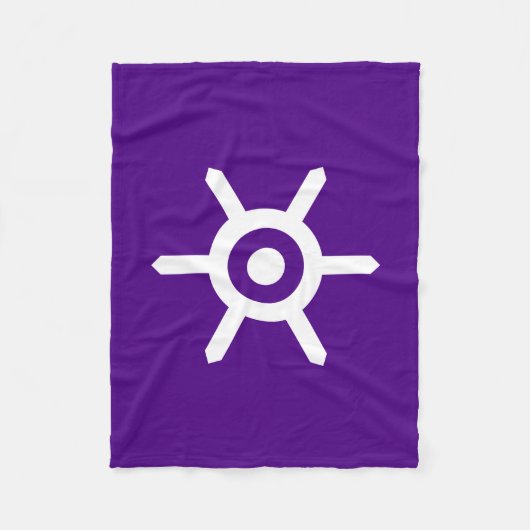 Vlag van de prefectuur Tokyo, Japan Fleece Blanket (Voorkant)