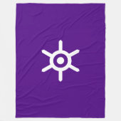 Vlag van de prefectuur Tokyo, Japan Fleece Blanket Deken (Voorkant)
