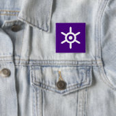 Vlag van de prefectuur Tokyo, Japanse Button (In situ)