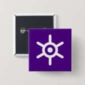 Vlag van de prefectuur Tokyo, Japanse Button (Voorkant /achterkant)