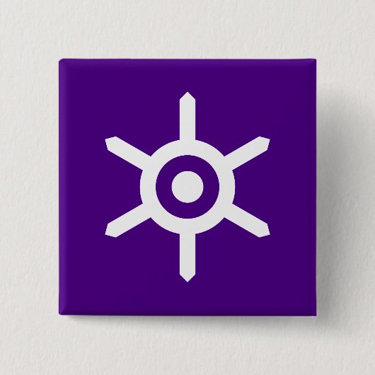 Vlag van de prefectuur Tokyo, Japanse Button (Voorkant)