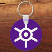 Vlag van de prefectuur Tokyo, Japanse Sleutelhange Sleutelhanger (Voorkant)