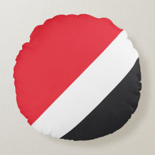 Vlag van de Principality of Sealand Rond Kussen
