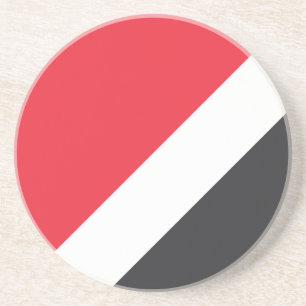 Vlag van de Principality of Sealand Zandsteen Onderzetter