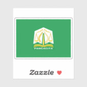 Vlag van de provincie Atjeh, Indonesië Sticker (Vel)