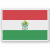 Vlag van de provincie Azángaro, Peru Sticker (Voorkant)
