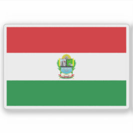 Vlag van de provincie Azángaro, Peru Sticker