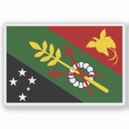 Vlag van de provincie Chimbu (Simbu), Papoea-Nieuw Sticker