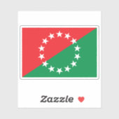 Vlag van de provincie Chiriquí, Panama Sticker (Vel)