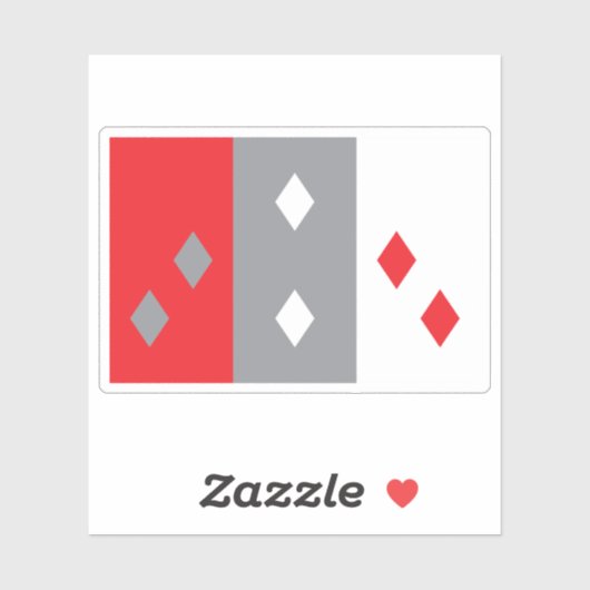 Vlag van de provincie Coclé, Panama Sticker (Vel)