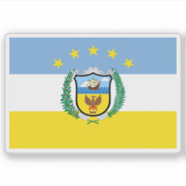 Vlag van de provincie Colón, Panama Sticker