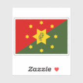 Vlag van de provincie Eastern Highlands, Papoea-Ni Sticker (Vel)