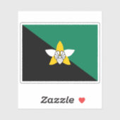 Vlag van de provincie Enga, Papoea-Nieuw-Guinea Sticker (Vel)