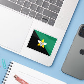 Vlag van de provincie Enga, Papoea-Nieuw-Guinea Sticker (Laptop met iPhone)