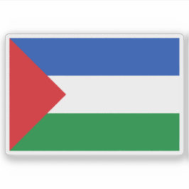 Vlag van de provincie Guanacaste, Costa Rica Sticker