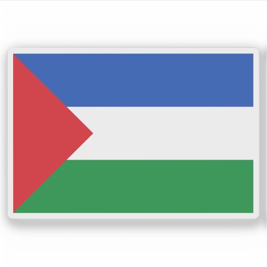 Vlag van de provincie Guanacaste, Costa Rica Sticker (Voorkant)