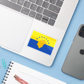 Vlag van de provincie Herrera, Panama Sticker (Laptop met iPhone)