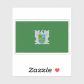 Vlag van de provincie Huari, Peru Sticker (Vel)