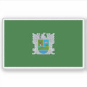 Vlag van de provincie Huari, Peru Sticker (Voorkant)