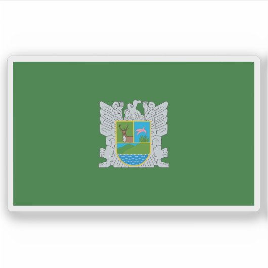 Vlag van de provincie Huari, Peru Sticker (Voorkant)