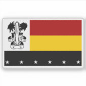 Vlag van de provincie Madang, Papoea-Nieuw-Guinea Sticker (Voorkant)