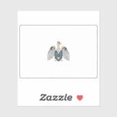 Vlag van de provincie Santiago de Chuco, Peru Sticker (Vel)