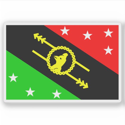 Vlag van de provincie Southern Highlands, Papoea-N Sticker (Voorkant)