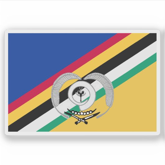 Vlag van de provincie Torba, Vanuatu Sticker (Voorkant)