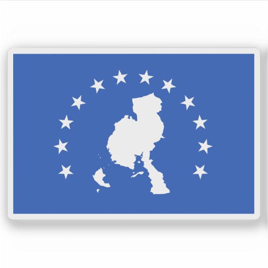 Vlag van de provincie Veraguas, Panama Sticker (Voorkant)