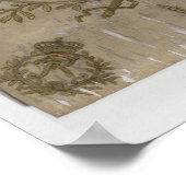 Vlag van de Pruisische infanterie Poster (Hoek)