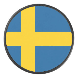 Vlag van de Puck van het Hockey van Zweden
