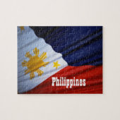 Vlag van de puzzel op de Filipijnen (Horizontaal)