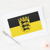 Vlag van de rechthoekige sticker van Baden-Württem (Envelop)
