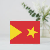 Vlag van de regio Tigray Briefkaart (Staand voorkant)