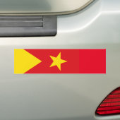 Vlag van de regio Tigray Bumpersticker (Op auto)