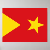Vlag van de regio Tigray Poster (Voorkant)