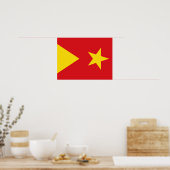 Vlag van de regio Tigray Poster (Keuken)