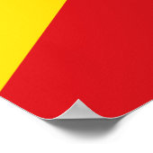 Vlag van de regio Tigray Poster (Hoek)