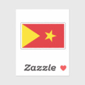 Vlag van de regio Tigray Sticker (Vel)