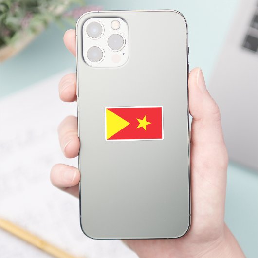 Vlag van de regio Tigray Sticker (Telefoon)