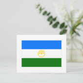 Vlag van de Republiek Bashkortostan Briefkaart (Staand voorkant)
